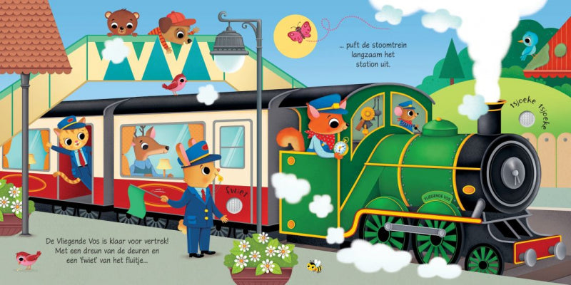 Pearls & Swines Met de trein - Geluidenboek - Pearls & Swines