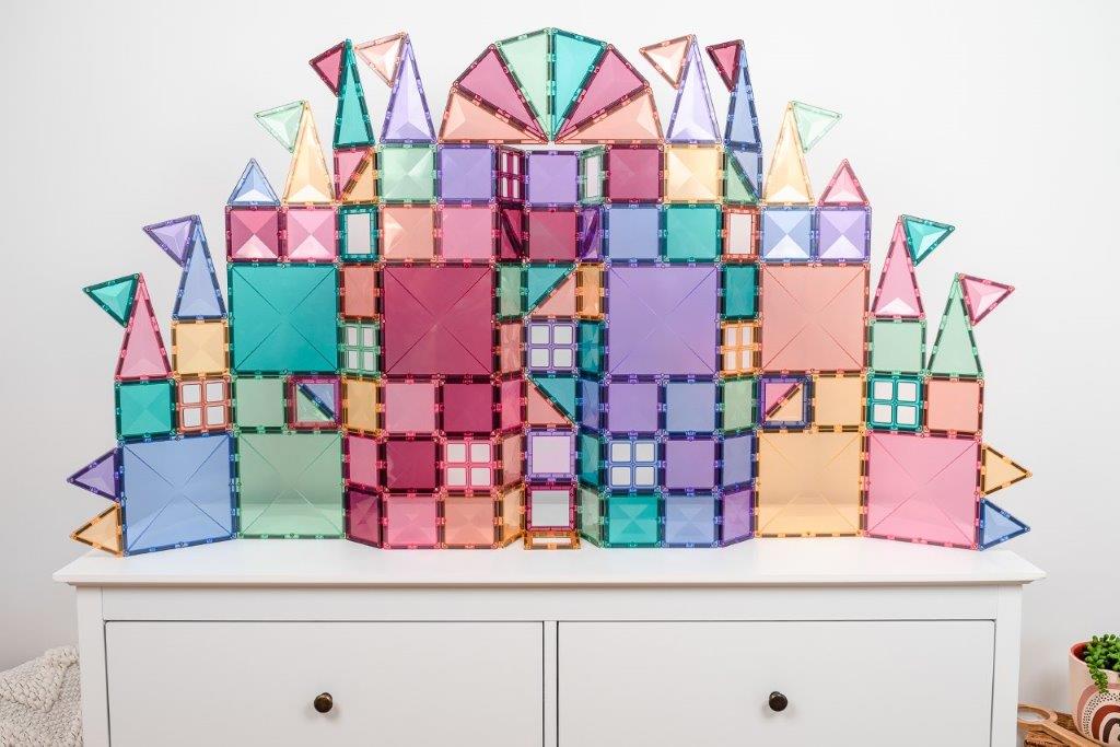 Connetix Tiles Connetix Tiles - Pastel Creative - Pack 120 pc - Pearls & Swines