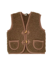 Alwero Alwero - Body Warmer Alpen Junior - Brown - Pearls & Swines