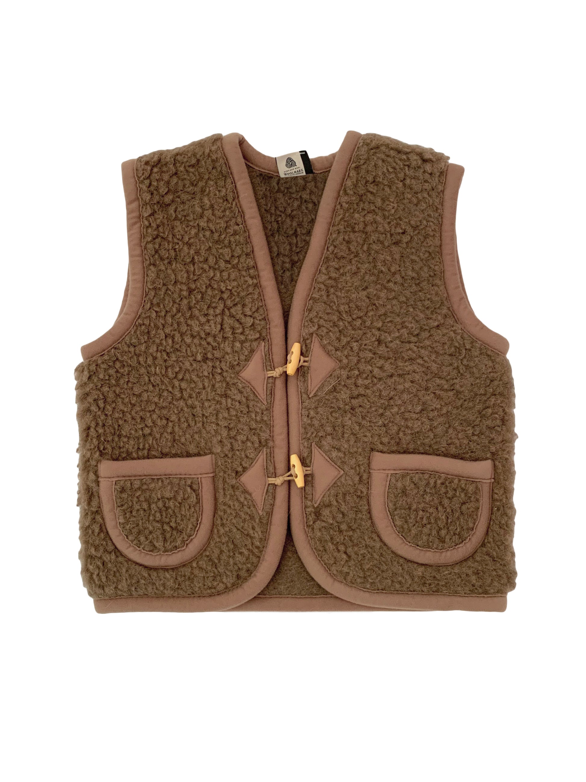 Alwero Alwero - Body Warmer Alpen Junior - Brown - Pearls & Swines