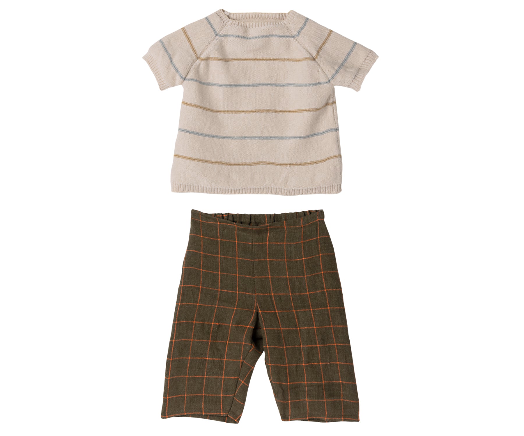 Maileg Maileg - Rabbit Size 5 - Pants and knitted Sweater - Pearls & Swines