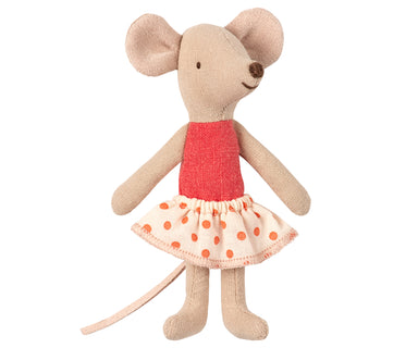 Maileg Maileg Little Sister Mouse in Box - Pearls & Swines