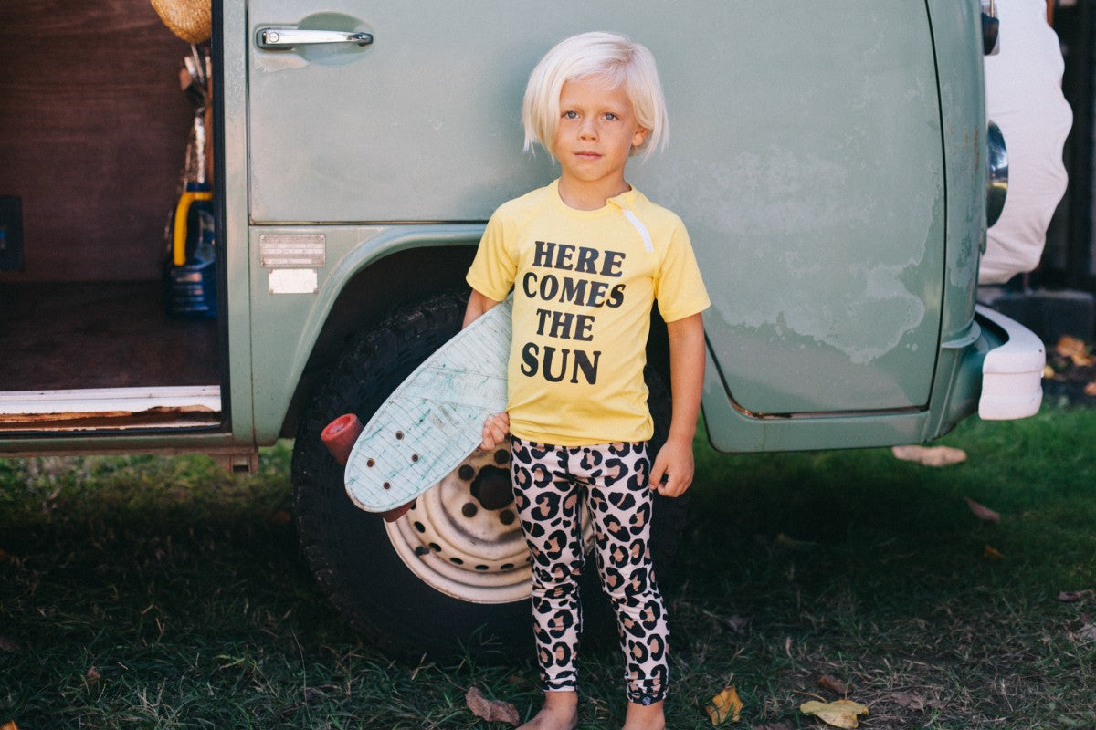 Beach &amp; Bandits Lappendag - Beach & Bandits - Leopard Shark - Legging - Pearls & Swines