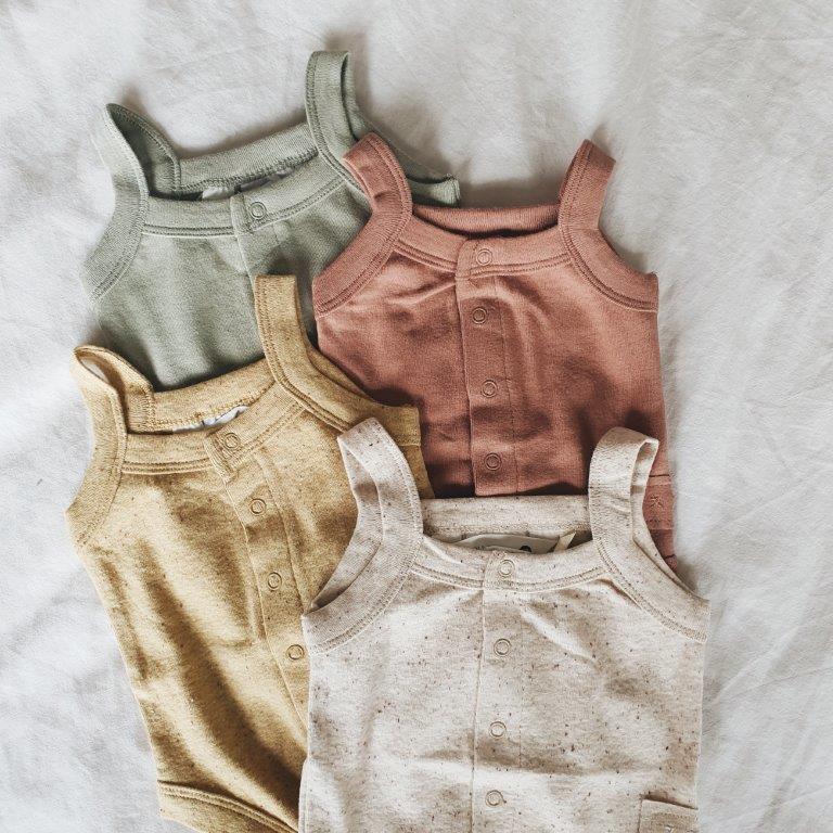 Susukoshi Susukoshi Tank Top Suit Sage - Pearls & Swines