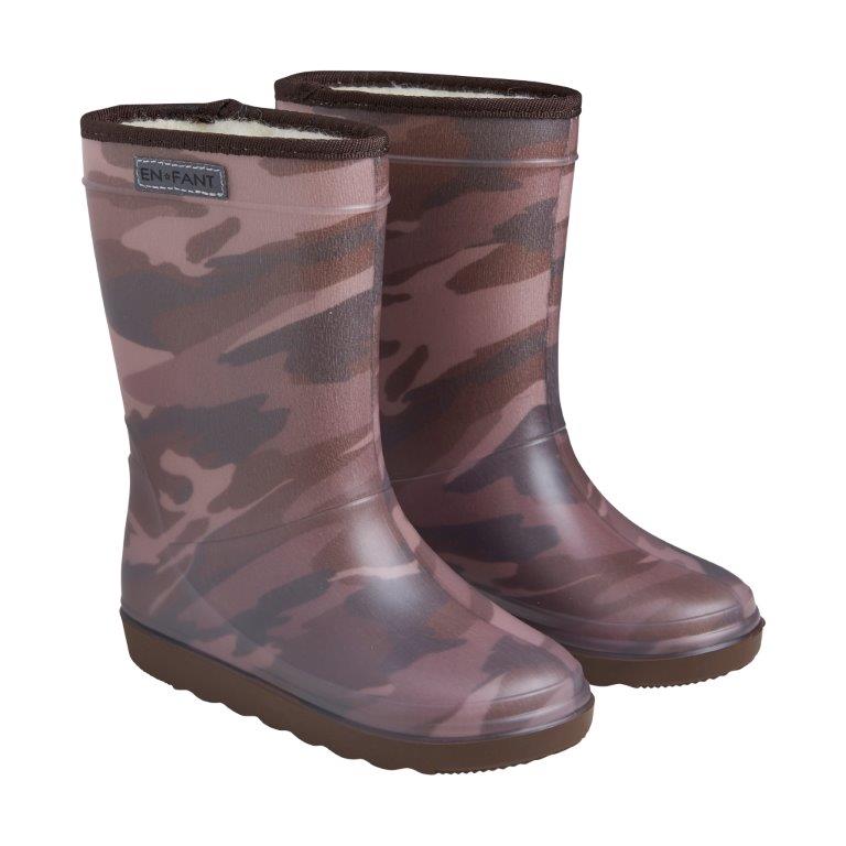 Enfant Enfant - Thermo Boot - Chestnut Camo - Pearls & Swines