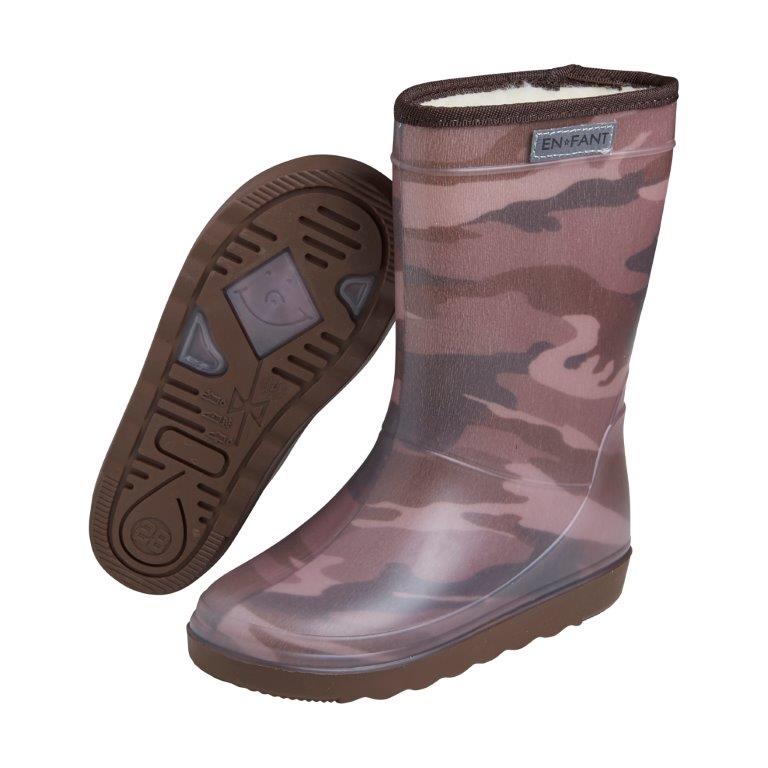 Enfant Enfant Thermo Boot - Chestnut Camo - Pearls & Swines