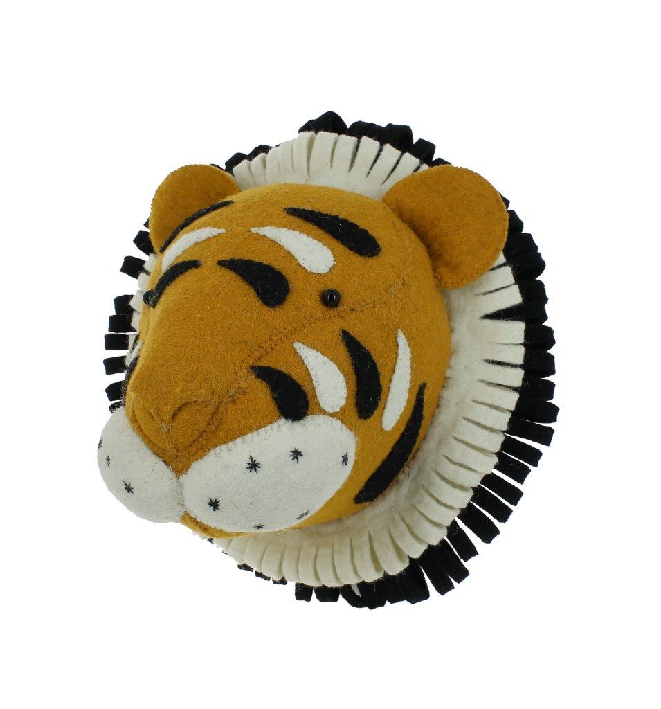 Fiona Walker Fiona Walker - Animal Head Mini - Tiger - Pearls & Swines