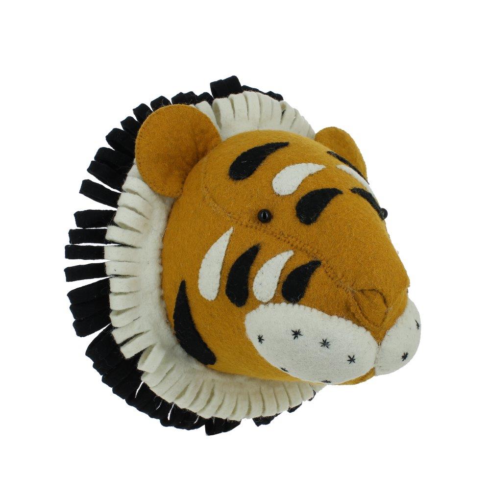 Fiona Walker Fiona Walker - Animal Head Mini - Tiger - Pearls & Swines