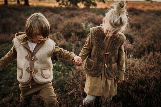 Alwero Alwero - Body Warmer Alpen Junior - Brown - Pearls & Swines