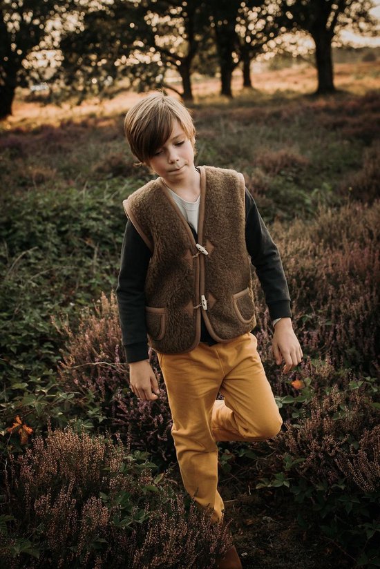 Alwero Alwero - Body Warmer Alpen Junior - Brown - Pearls & Swines