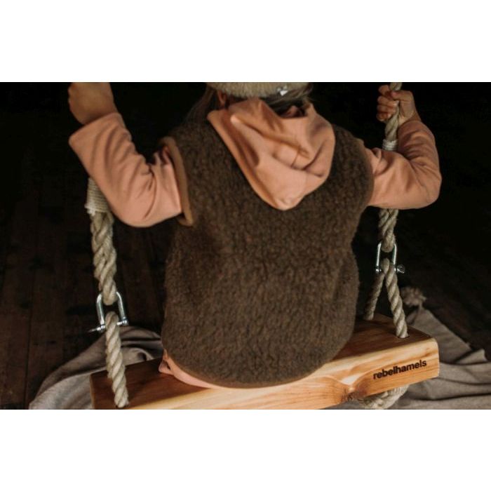 Alwero Alwero - Body Warmer Alpen Junior - Brown - Pearls & Swines