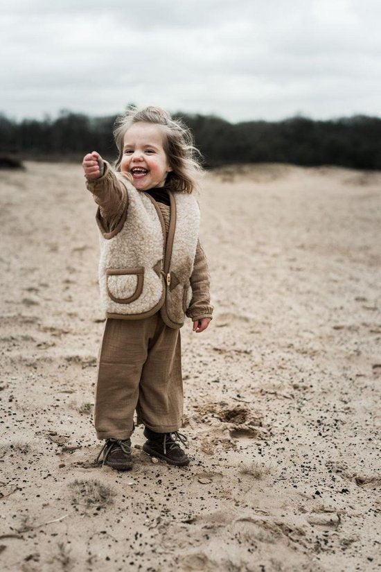 Alwero Alwero - Body Warmer Alpen Junior - Beige - Pearls & Swines