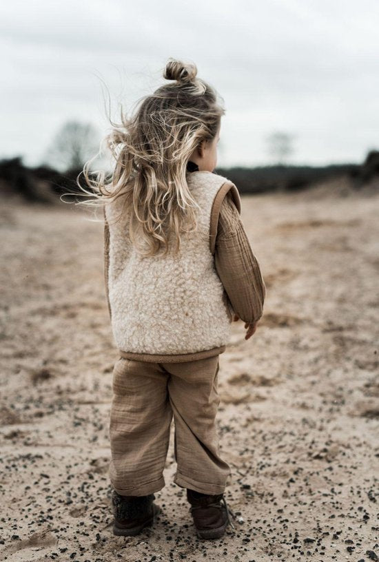 Alwero Alwero - Body Warmer Alpen Junior - Beige - Pearls & Swines