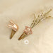 Arim closet Arim Closet Gold Pink Rabbit & Star hair pin - Pearls & Swines
