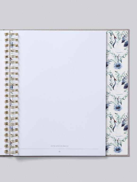 Write to me Write To Me Baby Journal (boxed) - Your First Five Years - Light Grey - Pearls & Swines