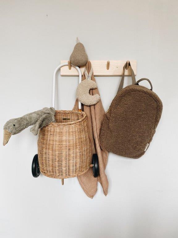 Pearls & Swines Studio Noos - Teddy Mini Backpack - Brown - Pearls & Swines