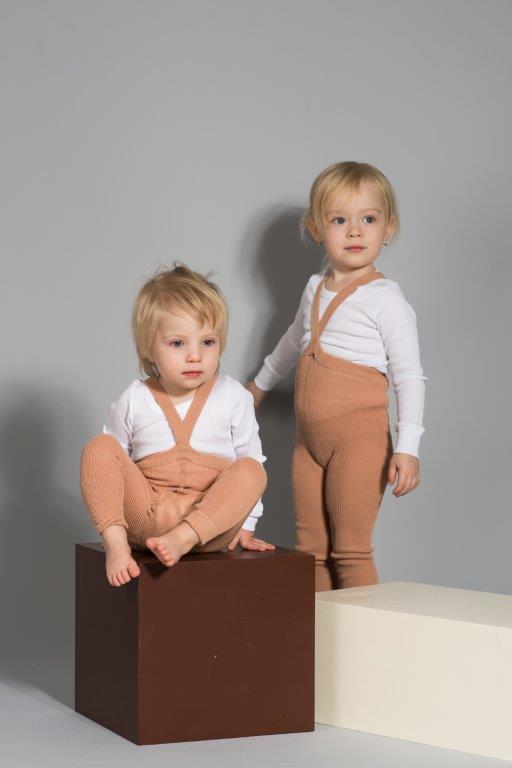 Silly Silas Silly Silas Footless Cotton Tights - Light Brown - Pearls & Swines