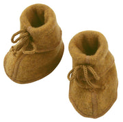 Engel Natur Engel Natur - Wool Booties - Saffron Melange - Pearls & Swines