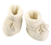 Engel Natur Engel Natur - Wool Booties - Natural - Pearls & Swines