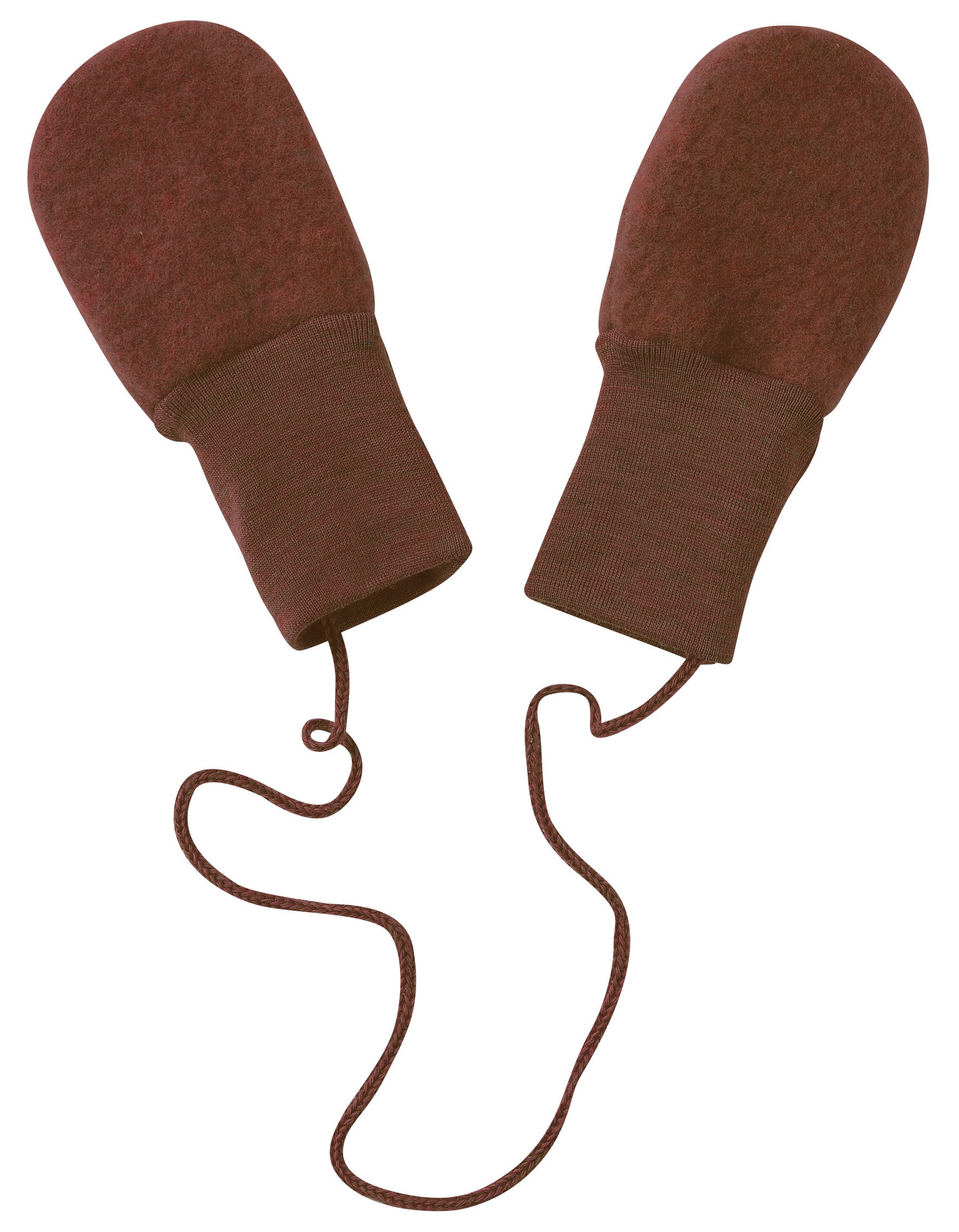 Engel Natur Engel Natur - Wool Mittens - Cinnamon Melange - Pearls & Swines