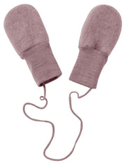 Engel Natur Engel Natur - Wool Mittens - Rosewood Melange - Pearls & Swines
