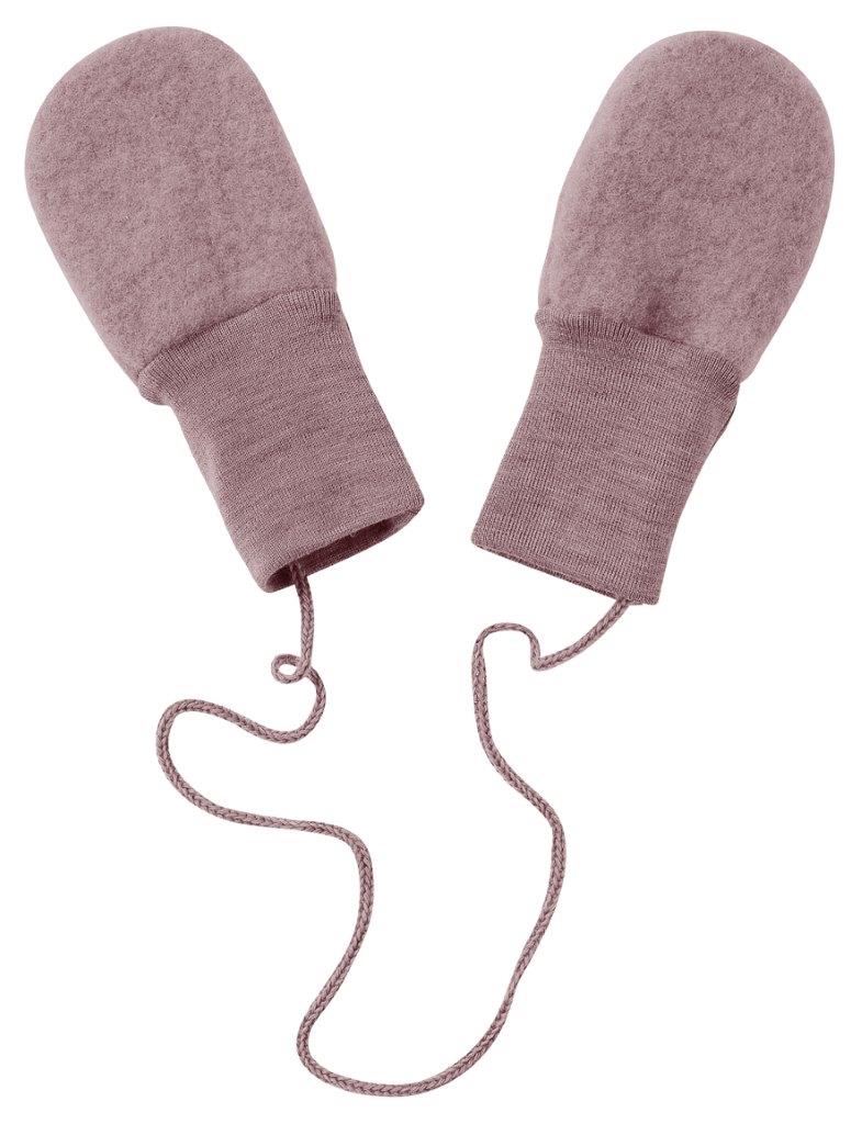 Engel Natur Engel Natur - Wool Mittens - Rosewood Melange - Pearls & Swines