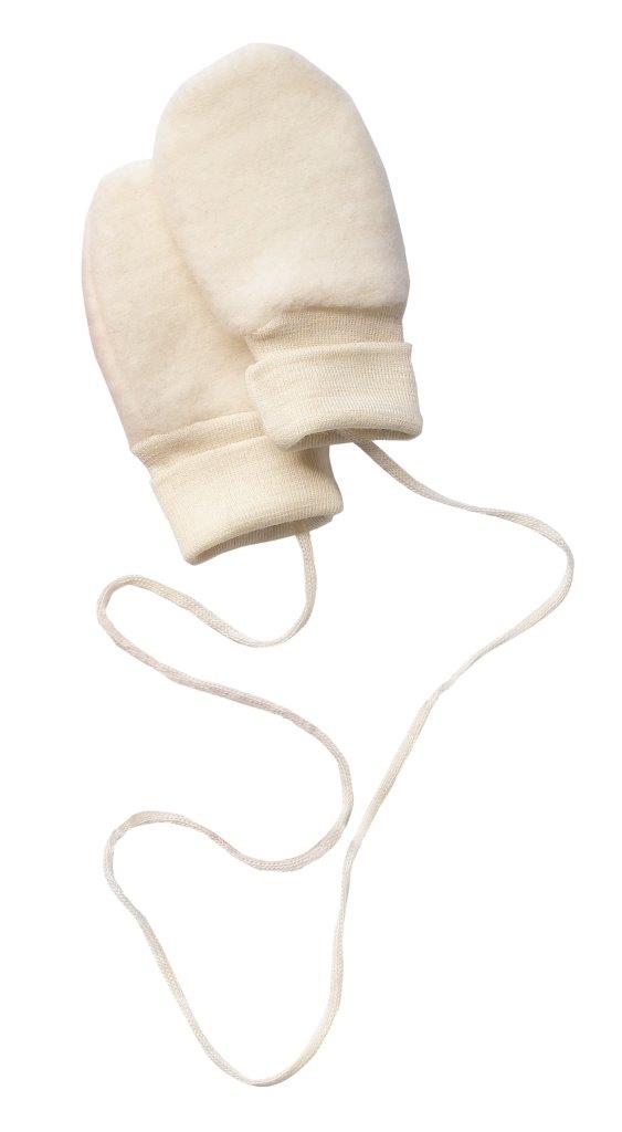 Engel Natur Engel Natur - Wool Mittens - Natural - Pearls & Swines