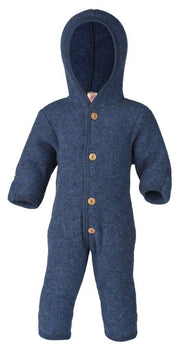 Engel Natur Engel Natur - Wool Overall - Blue Melange - Pearls & Swines
