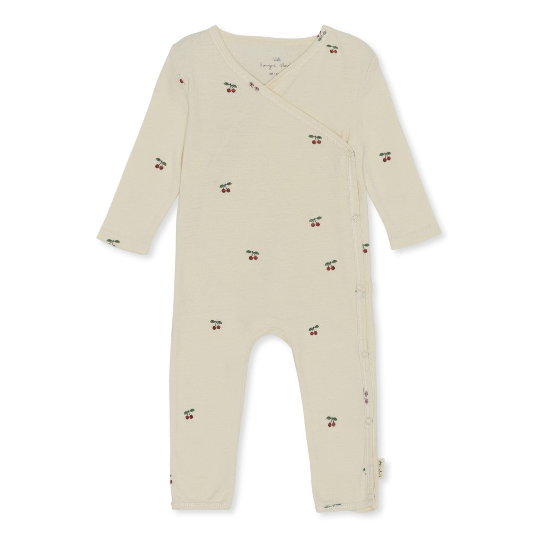 Konges Sløjd Konges Sløjd - Premature Onesie - Cherry - Pearls & Swines
