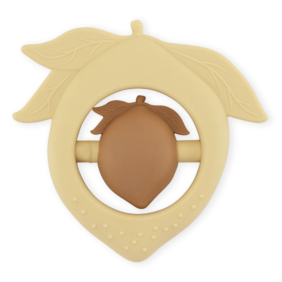 Konges Sløjd Konges Sløjd Teeth Soother Sibling Lemon - Limonade - Pearls & Swines