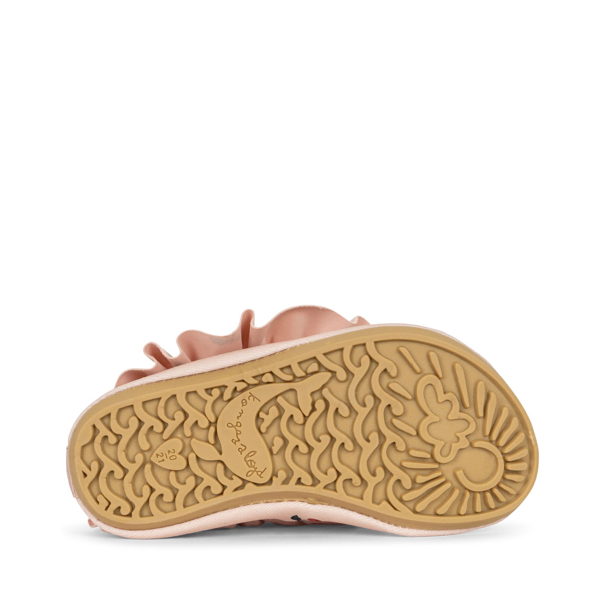 Konges Sløjd Konges Sløjd Manuca Frill Swim Shoes - Cherry Blush - Pearls & Swines