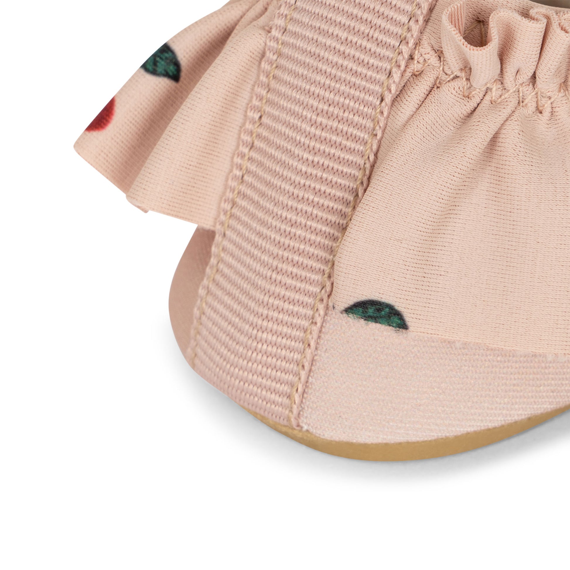 Konges Sløjd Konges Sløjd Manuca Frill Swim Shoes - Cherry Blush - Pearls & Swines
