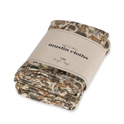 Konges Sløjd Konges Sløjd 3 Pack Muslin Cloths - Safari - Pearls & Swines