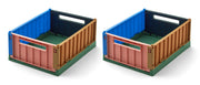 Liewood Collection Sale - Liewood - Weston Small Storage Box 2-Pack - Eden Multi Mix - Pearls & Swines