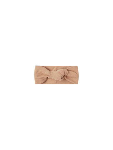 Quincy Mae Quincy Mae Knotted Headband - Apricot - Pearls & Swines