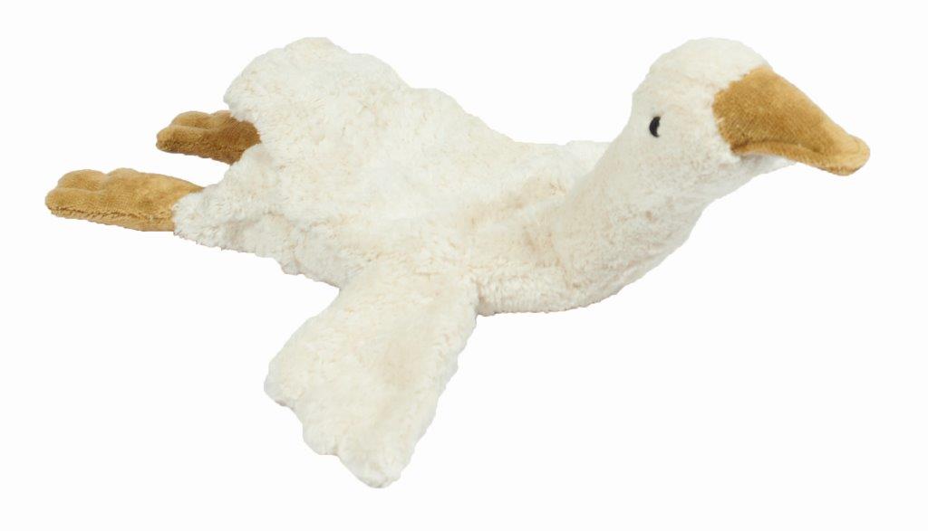 Senger Senger - Cuddly Animal Goose - Small - White - Pearls & Swines