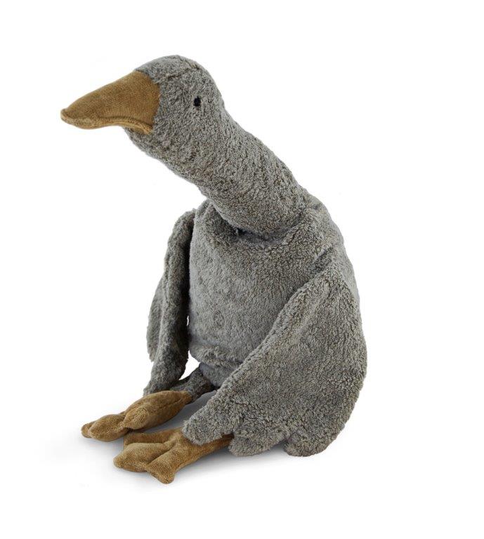 Senger Senger - Cuddly Animal Goose - Large - Grey - Pearls & Swines