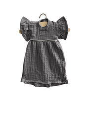Minikane Minikane Amigas Dress Daisy - Anthracite - Pearls & Swines