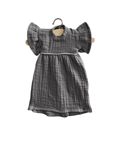 Minikane Minikane Amigas Dress Daisy - Anthracite - Pearls & Swines