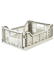 Aykasa folding crates Aykasa Folding Crate MIDI - Light Grey - Pearls & Swines
