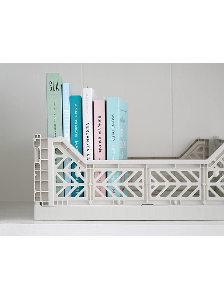 Aykasa folding crates Aykasa Folding Crate MIDI - Light Grey - Pearls & Swines