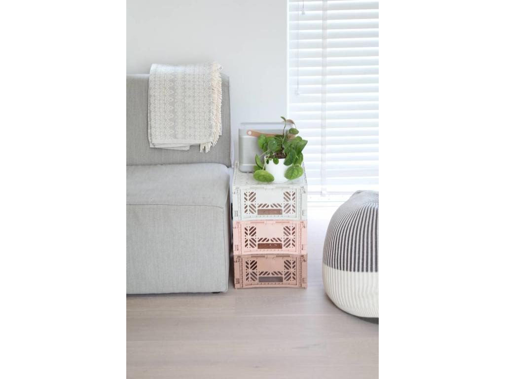 Aykasa folding crates Aykasa Folding Crate MIDI - Light Grey - Pearls & Swines