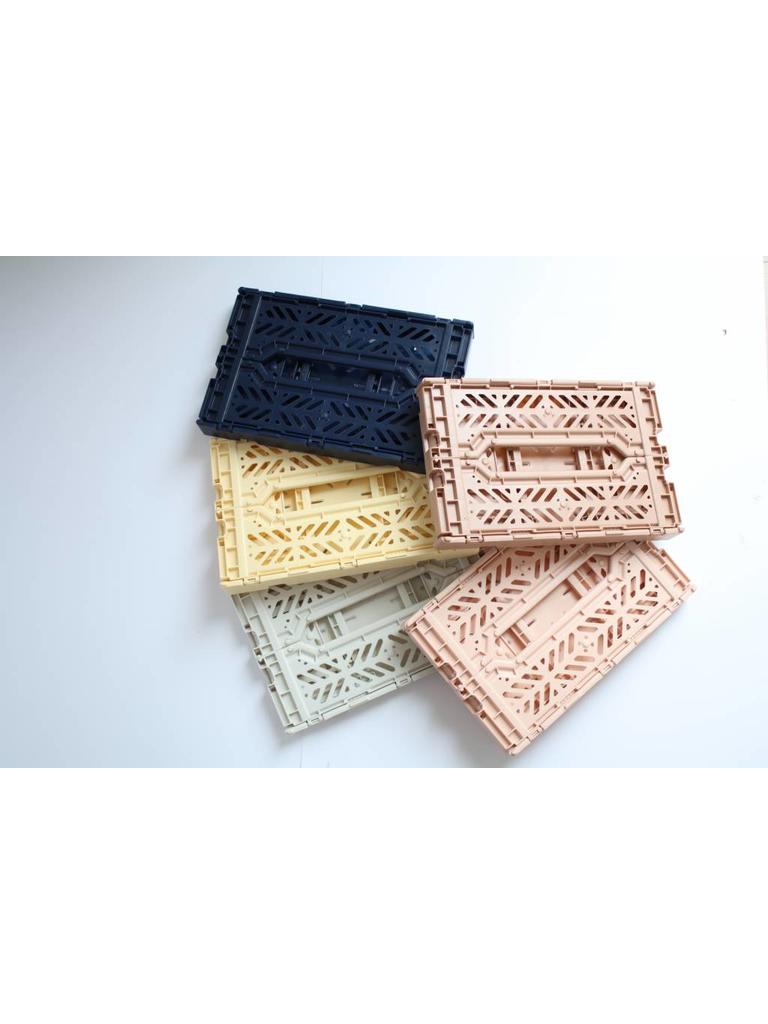 Aykasa folding crates Aykasa Folding Crate MIDI - Navy - Pearls & Swines