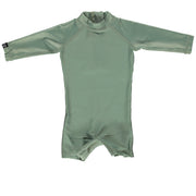 Beach &amp; Bandits Beach & Bandits - Basil Ribbed - Baby Suit - Pearls & Swines