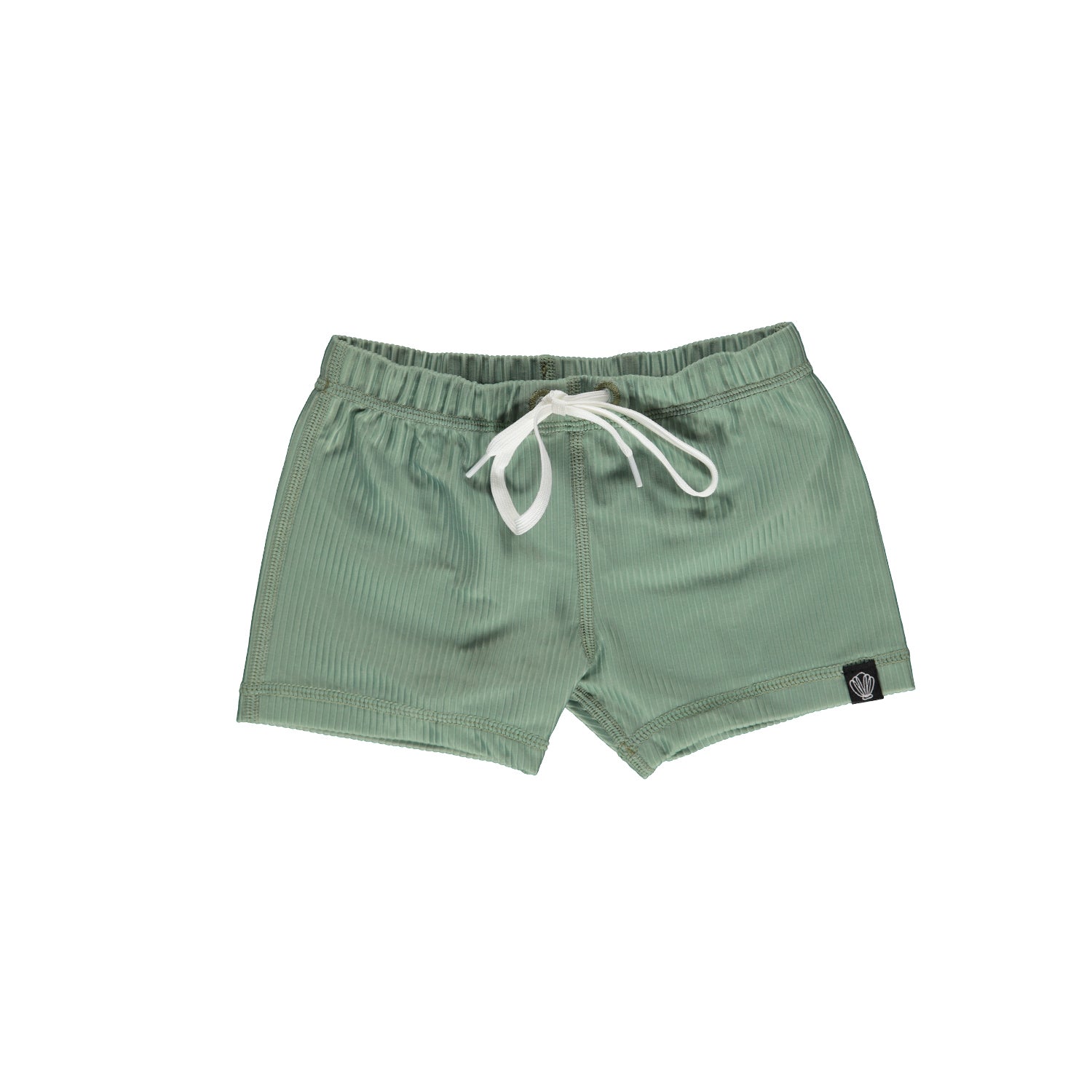 Beach & Bandits Collection Sale - Beach & Bandits - Basil Ribbed - Swimshort - Pearls & Swines