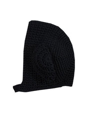 Minikane Minikane Baby Doll Crochet Hat 'Bambi'- Black - Pearls & Swines