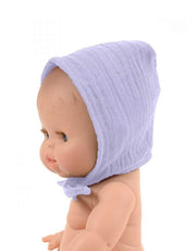 Minikane Minikane Baby Doll Hat - Blue Lavender - Pearls & Swines