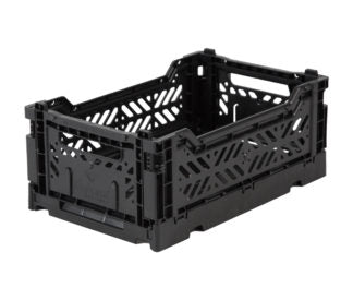 Aykasa folding crates Aykasa Folding Crate MINI - Black - Pearls & Swines