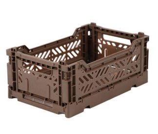 Aykasa folding crates Aykasa Folding Crate MINI - Brown - Pearls & Swines