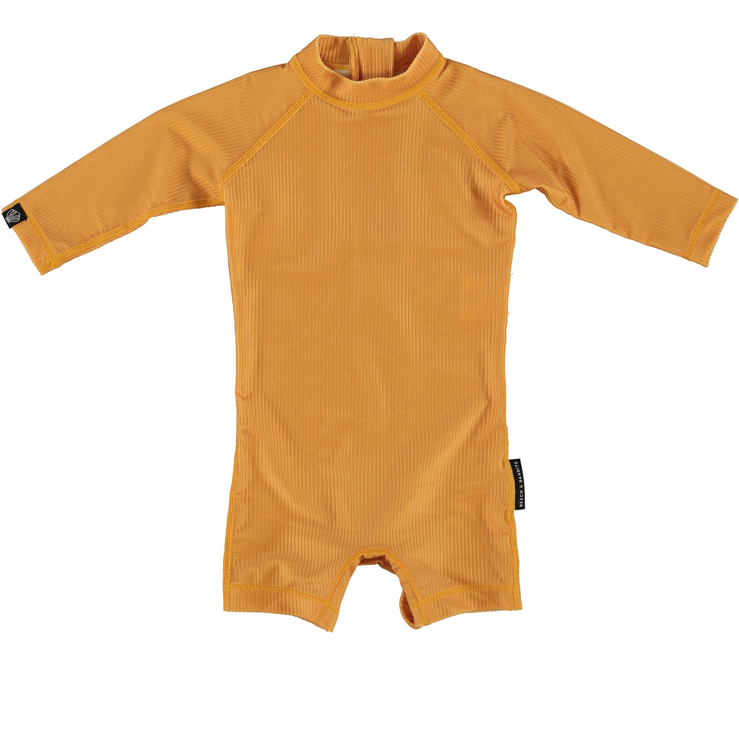 Beach &amp; Bandits Beach & Bandits - Golden Ribbed - Baby Suit - Pearls & Swines